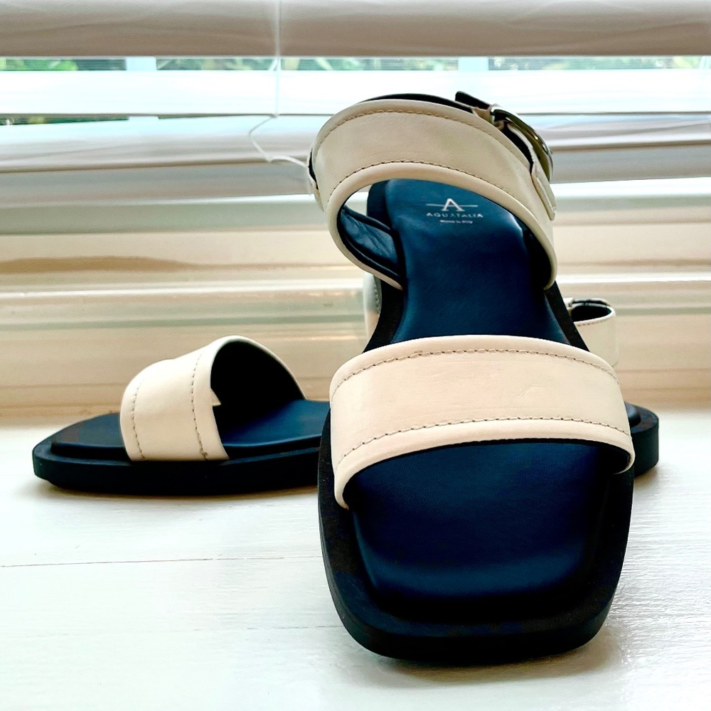 Aquatalia Joni Sporty Slingback Sandals- Size 9.5